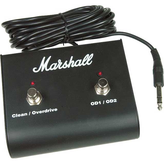 Фото Ножной переключатель MARSHALL PEDL00013 DOUBLE FOOTSWITCH WITH STATUS LED`S - (PED802)