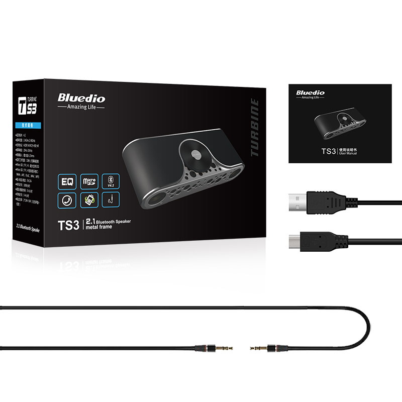 Фото Портативная акустическая система Bluedio TS3 Black