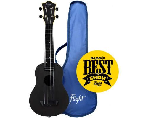 Фото Укулеле сопрано FLIGHT TUS-35E BK