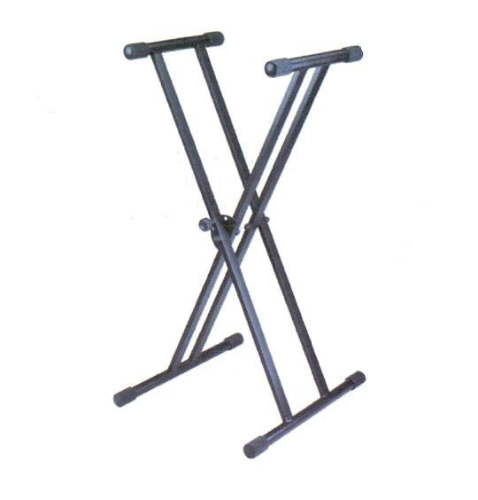 Фото NordFolk NKS-3  стойка для клавишн. инструм, двойная рама, h 640-980 мм, узел замок, сталь, черн