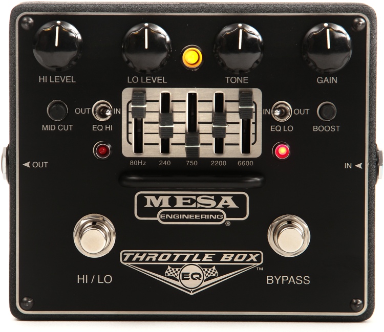 Фото MESA BOOGIE THROTTLE BOX EQ педаль эффектов, дисторшн + пятиполосный эквалайзер
