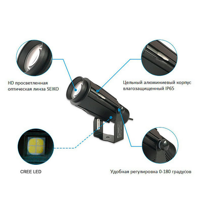 Фото Гобо проектор ESTRADA PRO LED GOBO PROJECTOR 30S