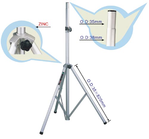 Фото Soundking DB021W стойка для акустической системы, 2,2 м. 60 кг. 