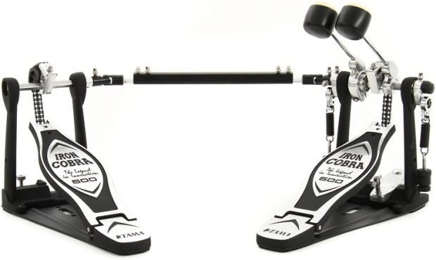Фото TAMA HP600DTW IRON COBRA 600 TWIN PEDAL двойная педаль для барабана 