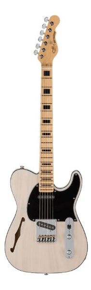 Фото Электрогитара G&L ASAT Classic Semi-Hollow Blonde MP, с кейсом