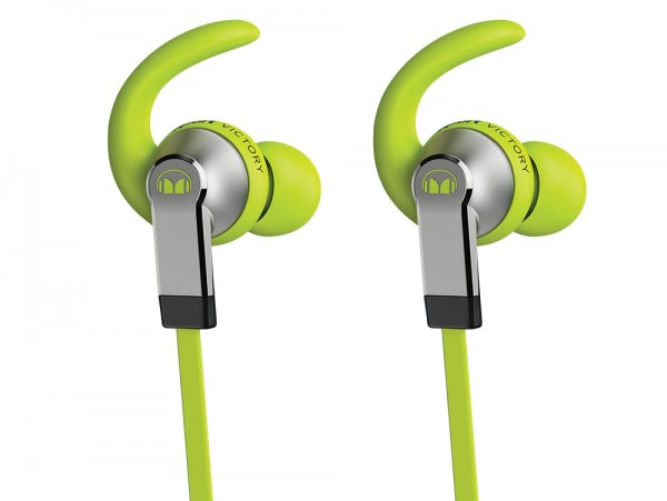 Фото Monster iSport Victory MH ISRT VIC IE GR CA WW Внутриканальные наушники со спортивным креплением и контроллером для iPod / iPhone