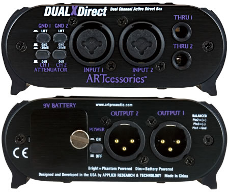 Фото ART DUALXDirect двухканальный активный директ-бокс