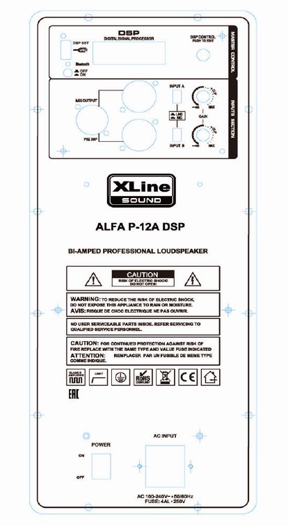 Фото Активная акустическая система Xline ALFA P-12A DSP