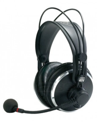 Фото AKG HSC271 закрытая гарнитура: наушники K271 с конденсаторным микрофоном (провод заказывается отдельно)