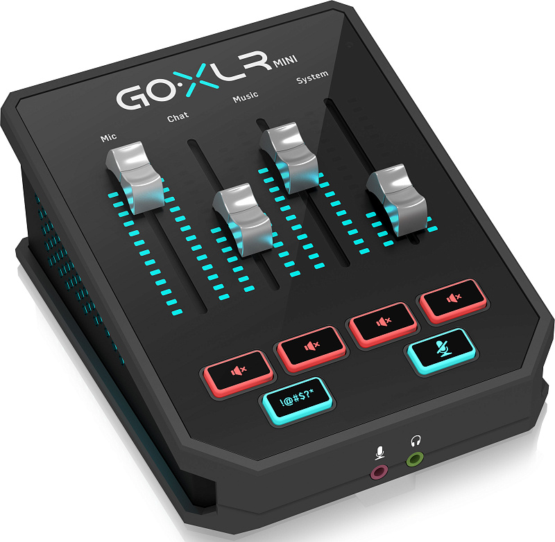 Фото Звуковой интерфейс для live -стриминга и геймеров TC Helicon GO XLR MINI