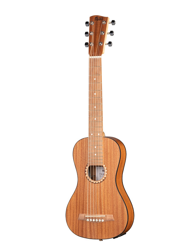 Фото TR1-3 Гитара электро-акустическая, трэвел, сапеле, Poni