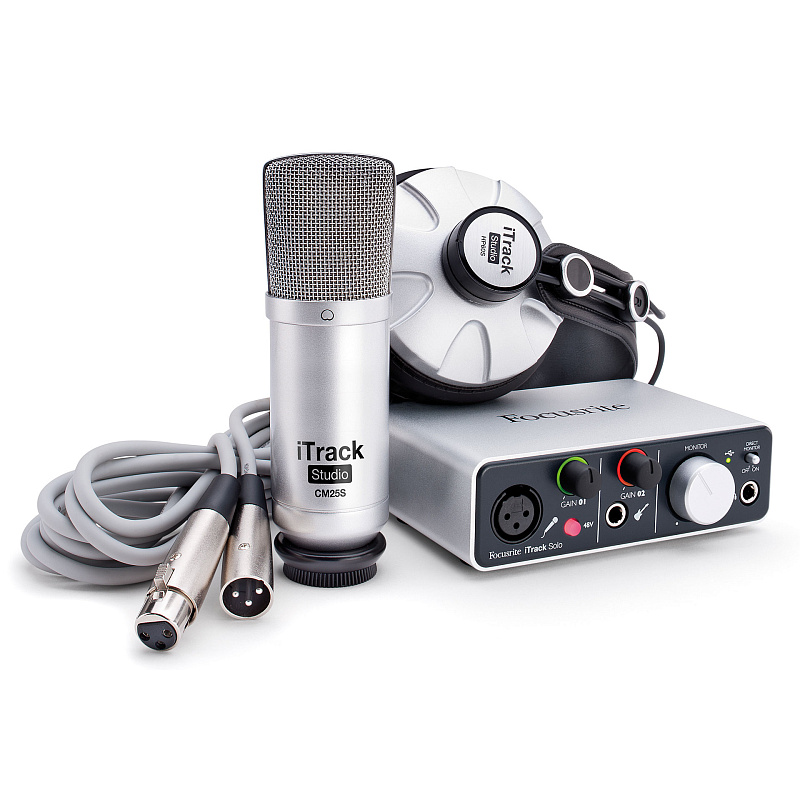 Фото FOCUSRITE iTrack Studio (Lightning) студийный комплект