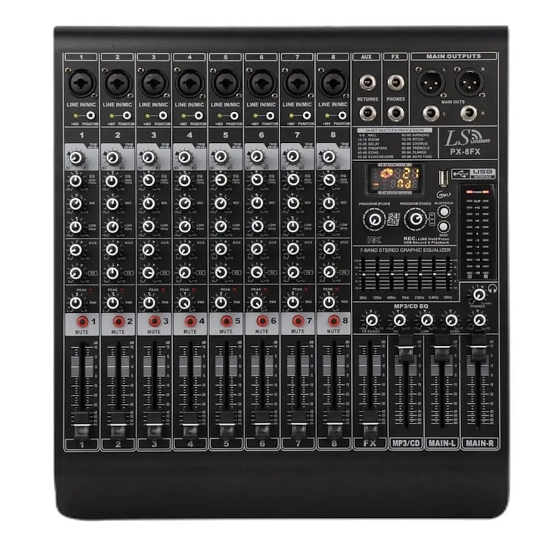 Фото Микшер аналоговый ELARCON PX-8FX