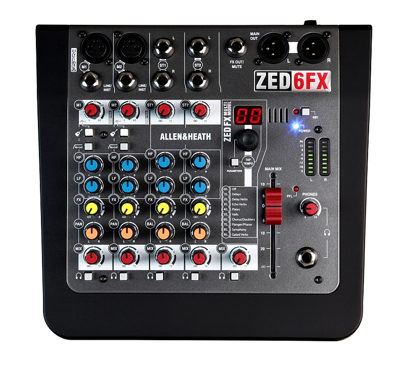 Фото Микшерный пульт ALLEN & HEATH ZED6FX  