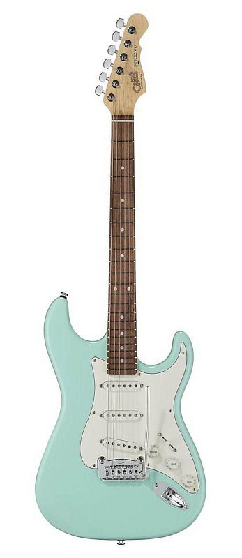 Фото G&L FD Legacy Surf Green CR, с чехлом