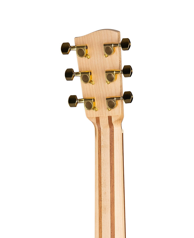 Фото TR3-3 Гитара электро-акустическая, трэвел, сапеле, Poni