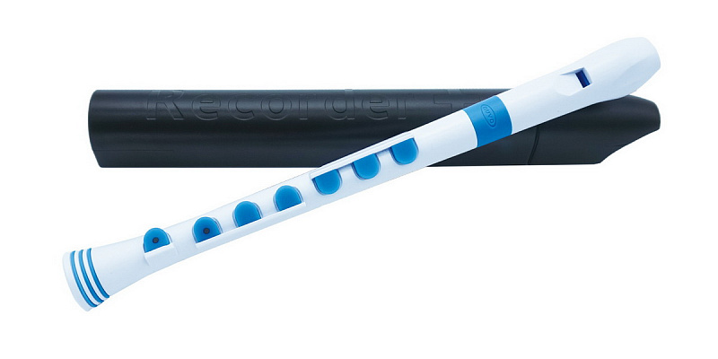 Фото NUVO Recorder+ White/Blue with hard case немецкая система
