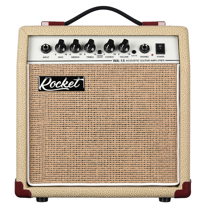 Фото Комбоусилитель для акустических гитар ROCKET WA-15 MP3