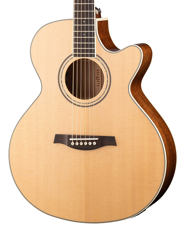 Фото Электро-акустическая гитара, с вырезом, с чехлом Parkwood S67