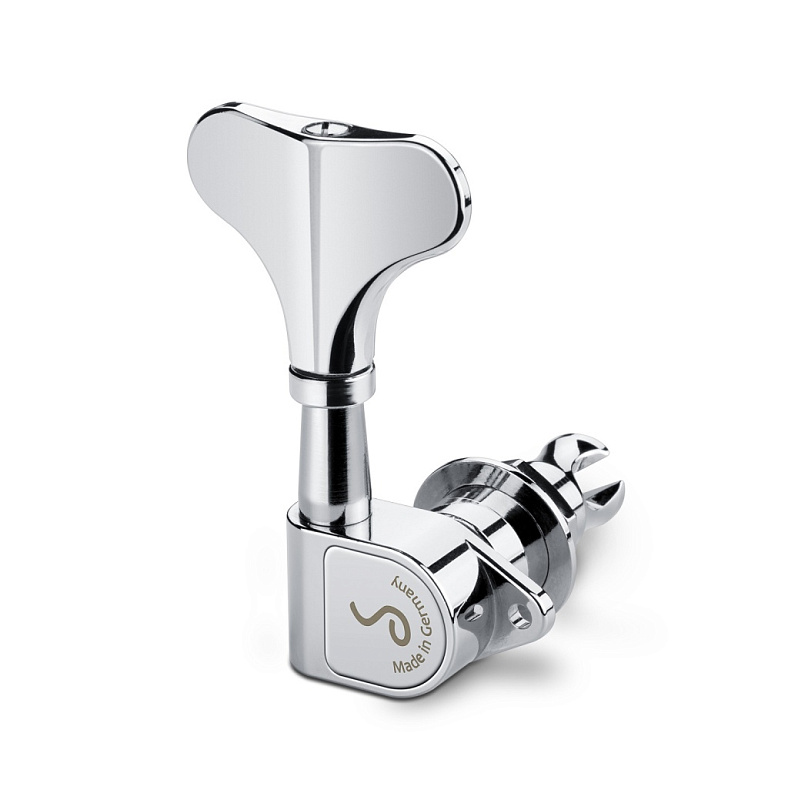Фото Комплект одиночной колковой механики Schaller 10540212.22.70 M4 90 (Light) для бас-гитары