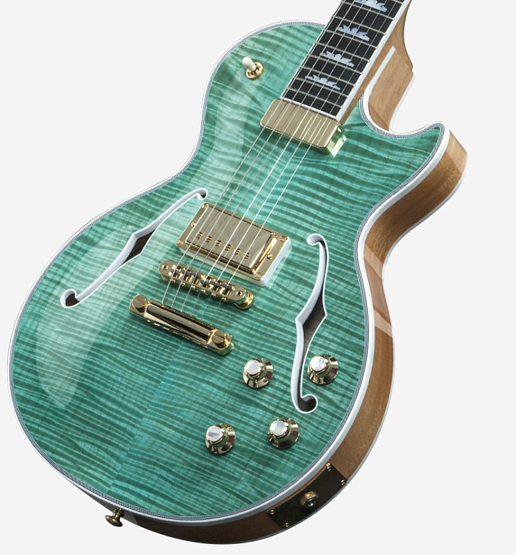 Фото GIBSON USA LES PAUL SUPREME 2015 SEAFOAM GREEN 