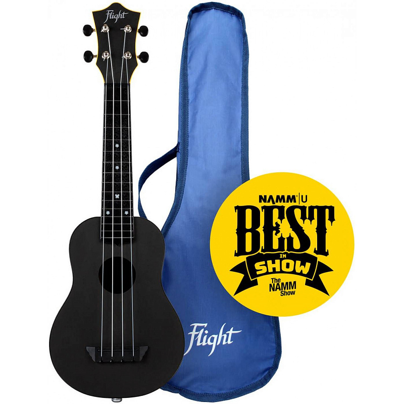 Фото Укулеле сопрано FLIGHT TUS-35E BK