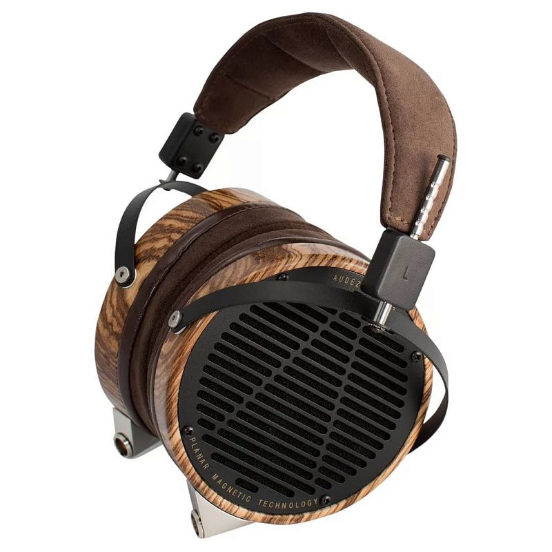 Фото Audeze LCD3 зебрано/коричневая кожа