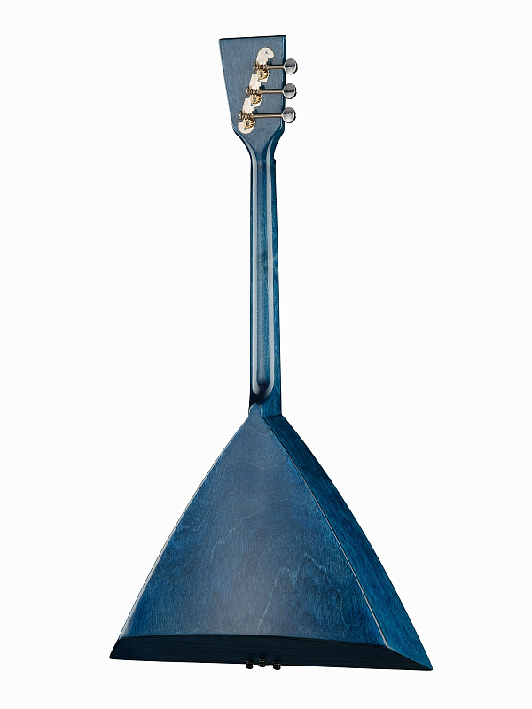 Фото 3S-BL Синий Ландыш Балалайка компактная трёхструнная, синяя, БалалайкерЪ
