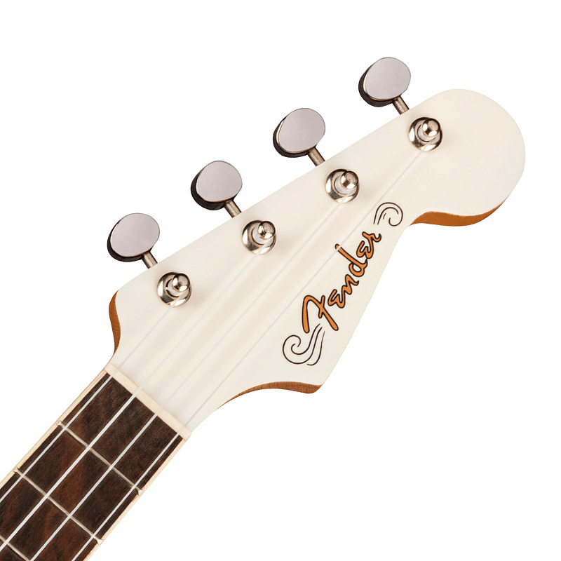 Фото Укулеле, FENDER Fullerton Jazzmaster Uke Olympic White