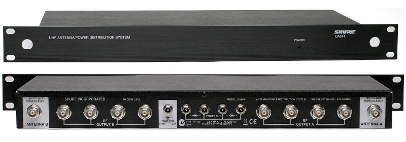 Фото SHURE UA844+SWB-E Активный сплиттер для приемников