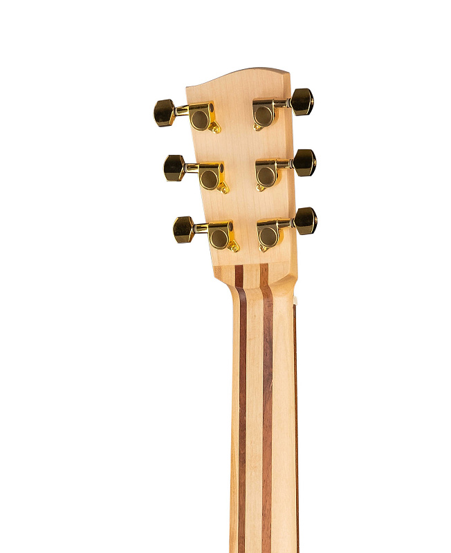 Фото TR1-1 Гитара электро-акустическая, трэвел, клен, Poni