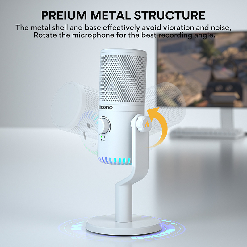 Фото Микрофон Maono DM30 (white)