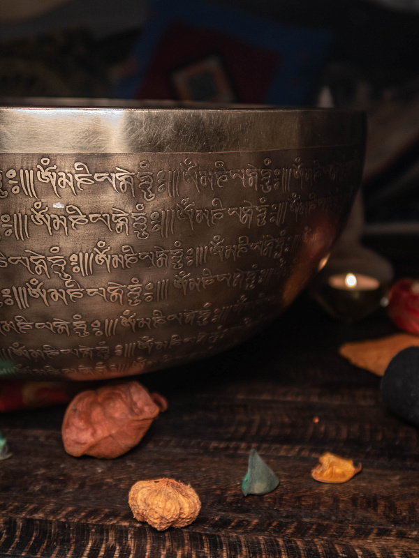 Фото Поющая чаша кованная Ething Carving - SBEC 35 