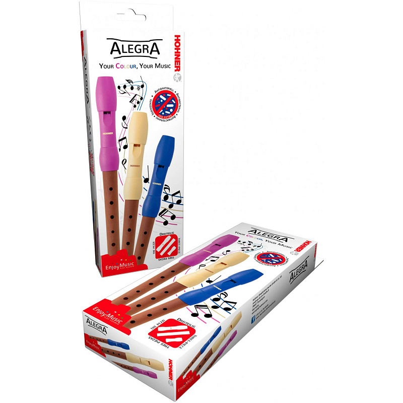 Фото HOHNER B95862 - Блокфлейта сопрано барочная система Хонер