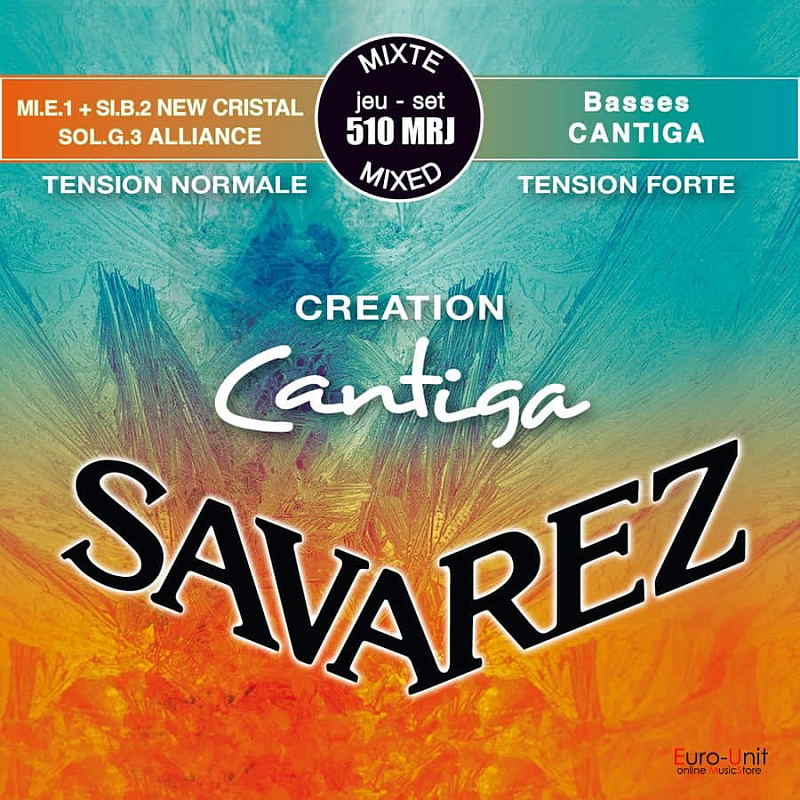 Фото Струны для классических гитар SAVAREZ CREATION CANTIGA PREMIUM 510 MRJP (29-33-33-30-36-44)