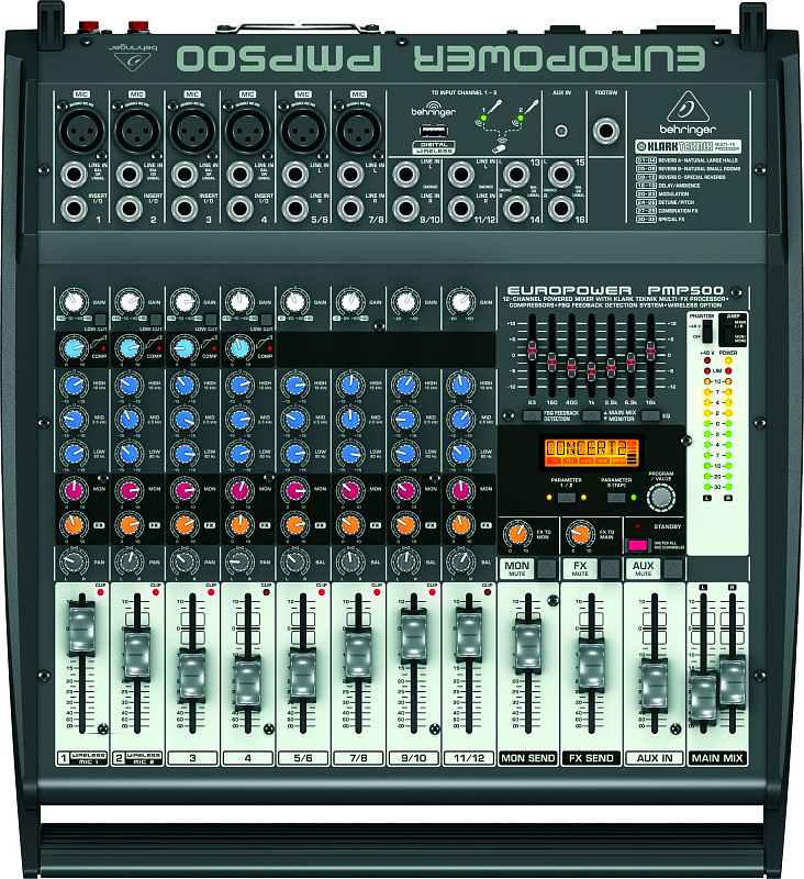 Фото Behringer PMP500 активный микшерный пульт
