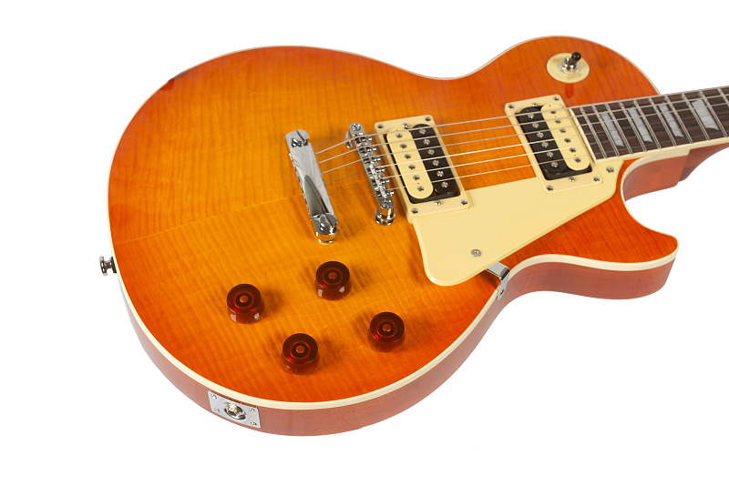 Фото Электрогитара AIERSI LP-24 Sweet Honey Burst