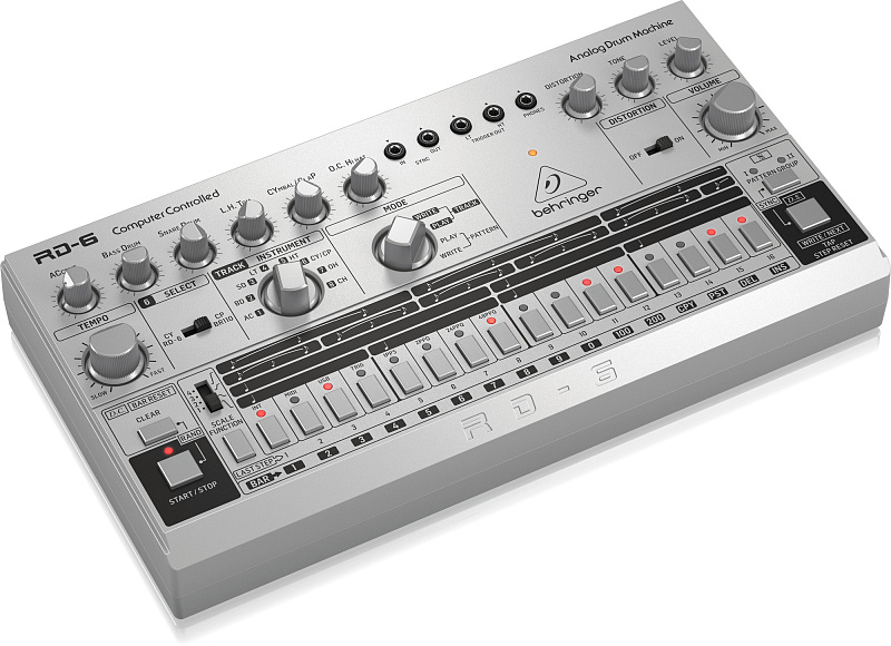 Фото Аналоговая драм-машина BEHRINGER RD-6-SR