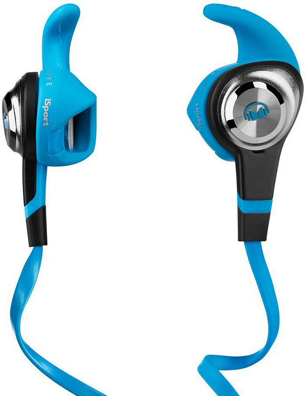 Фото Monster iSport Strive MH ISRT STV IE BL CU WW Внутриканальные наушники со спортивным креплением и контроллером для iPod / iPhone