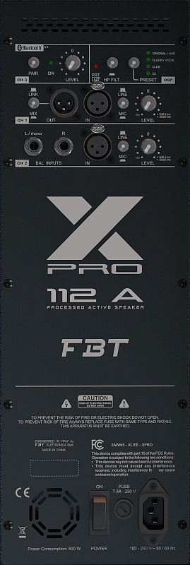 Фото Активная акустическая система FBT X-PRO 112A