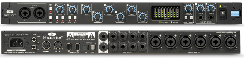 Фото Звуковая карта FOCUSRITE Saffire PRO 40 i/o Firewire