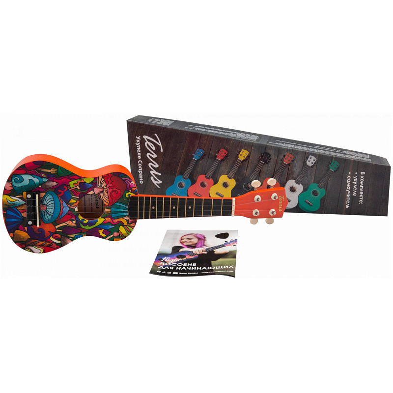 Фото Укулеле сопрано TERRIS JUS 20 MUSHROOM