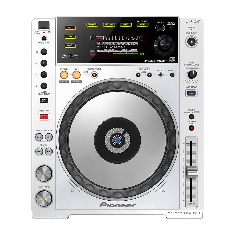 Фото Pioneer CDJ-850-W - CD/CD-R/CD-RW/USB