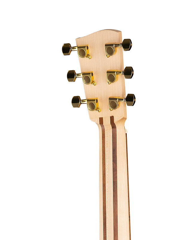 Фото TR2-3 Гитара электро-акустическая, трэвел, сапеле, Poni