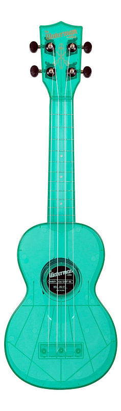 Фото WATERMAN by KALA KA-SWF-BL Waterman Fluorescent Blue, Soprano Ukulele
