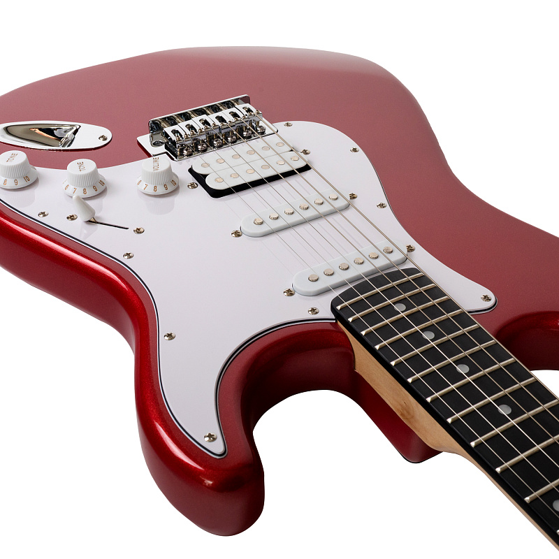 Фото Электрогитара ROCKDALE Stars HSS Red Metallic