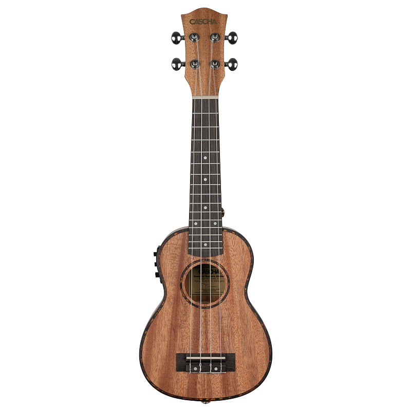 Фото Укулеле сопрано со звукоснимателем Cascha HH-2026E Mahogany Series