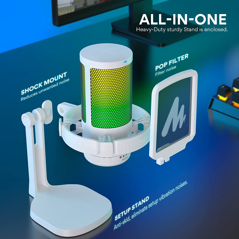 Фото Микрофон Maono DGM20 (white)