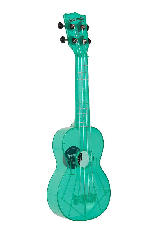 Фото WATERMAN by KALA KA-SWF-BL Waterman Fluorescent Blue, Soprano Ukulele