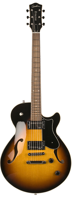 Фото Полуакустическая электрогитара Godin MONTREAL PREMIERE Sunburst HG